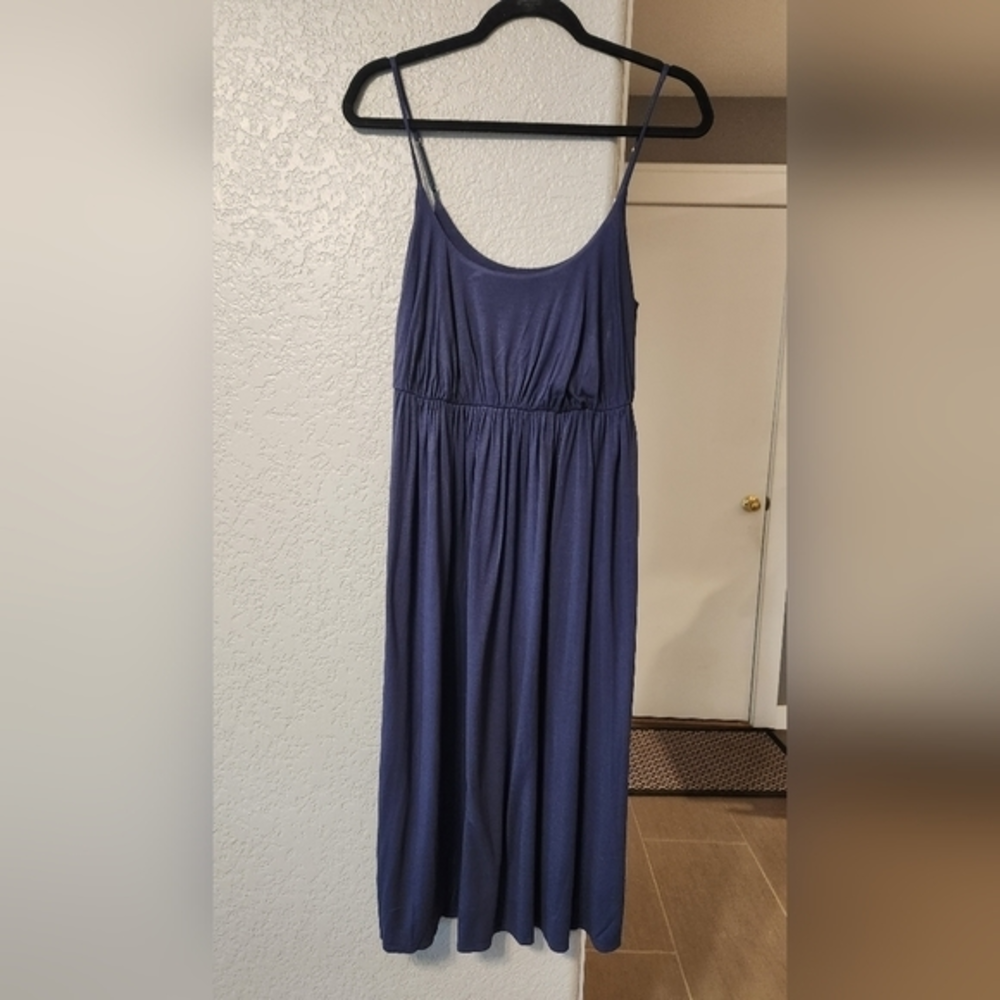 Tweeds Navy Spaghetti Strap Dress, Size M
